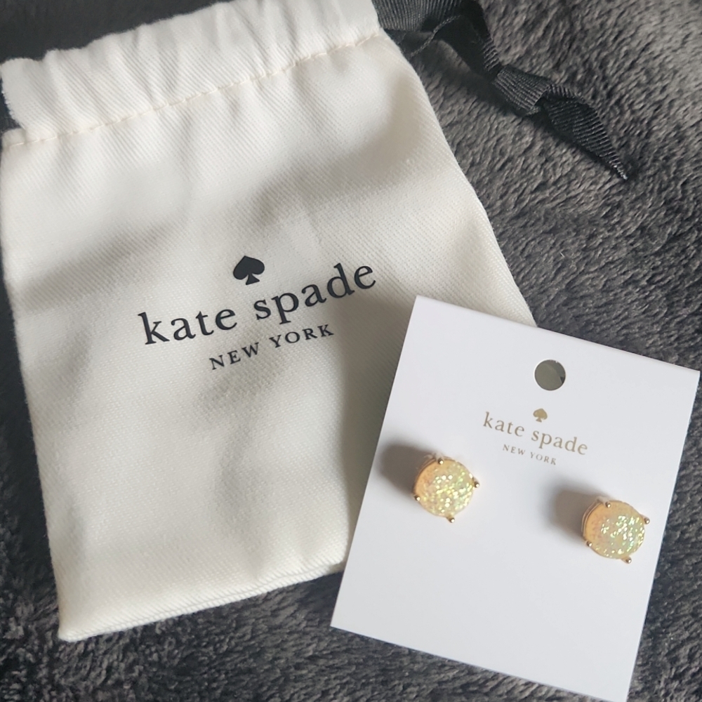Kate Spade sparkly Opal Glitter Earrings